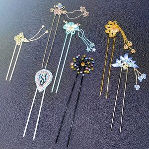 8 for 1price!!! Chinese Hair Pins With Long Tassels